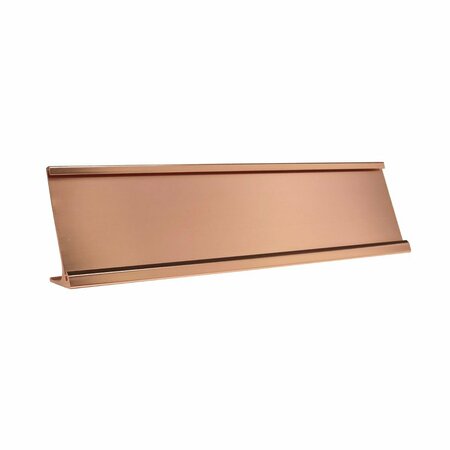 SIMPLY FRAMES 8 in. Rose Gold Desk Plate SD-82G